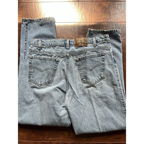 Levis 540 Vintage Y2K Orange Tab Relaxed Fit Straight Leg Jean Sz 38x31 - Picture 5 of 7